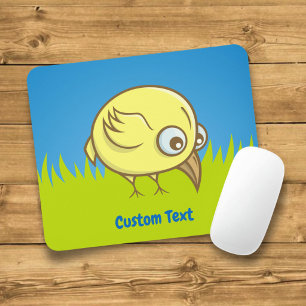 Mousepad Pasta de rato de desenho amarelo