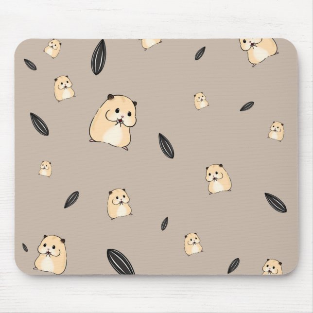 Mousepad Pasta de rato de hamster (Frente)