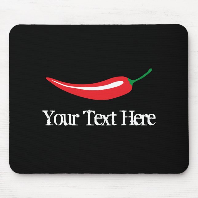 Mousepad Pasta de rato de pimenta vermelha a quente persona (Frente)