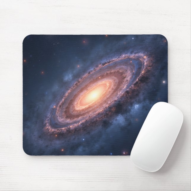 Mousepad Pasta de rato Galaxy (Com mouse)