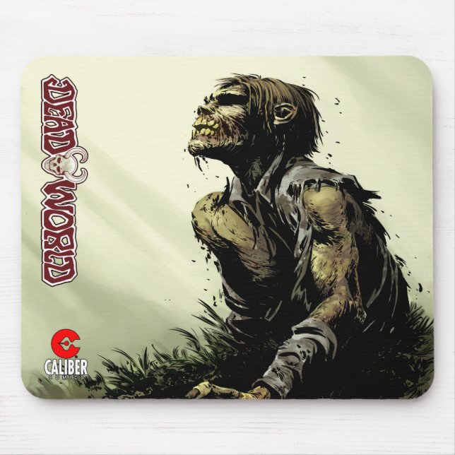 Mousepad Pasta de rato zombie da ascensão Deadworld (Frente)