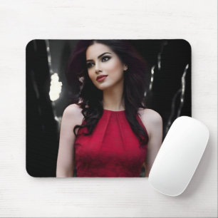 Mousepad Pasta do mouse BlackWhiteRed