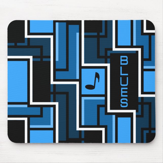 Mousepad Pasta do mouse Blues (Frente)
