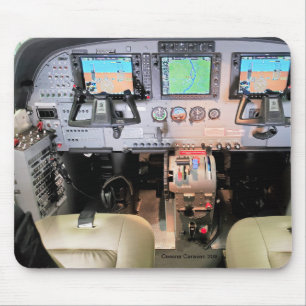 Mousepad Pasta do mouse Cessna Caravan Cockpit