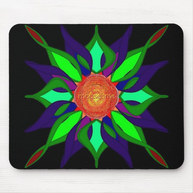 Mousepad Pasta do mouse com pedais de cor (Frente)