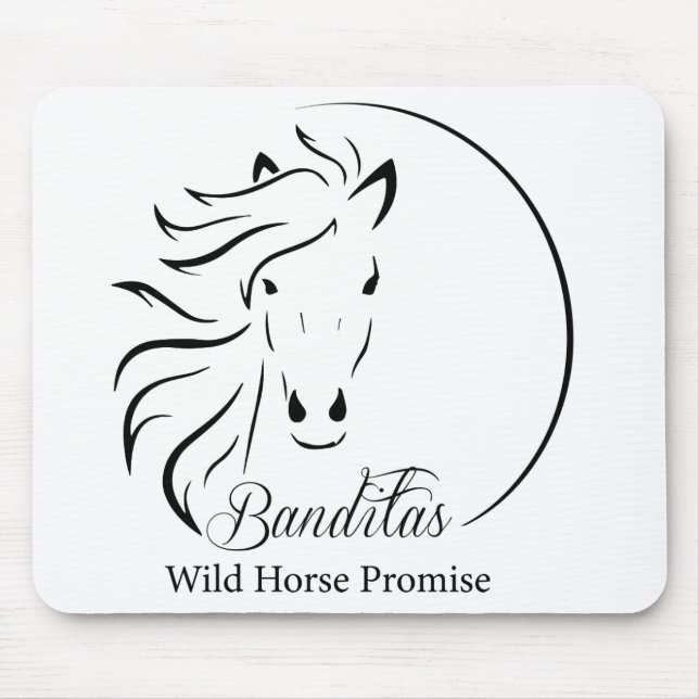 Mousepad Pasta do mouse de logotipo (Frente)