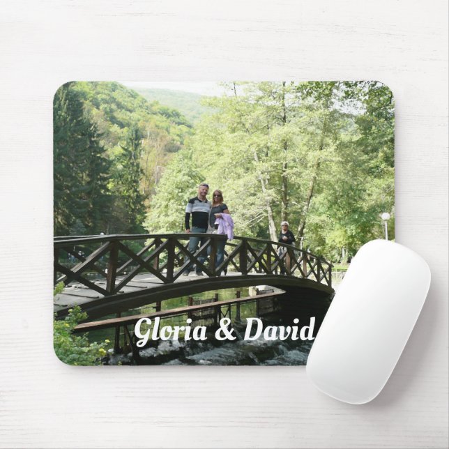 Mousepad Pasta do mouse do Casal de fotos (Com mouse)