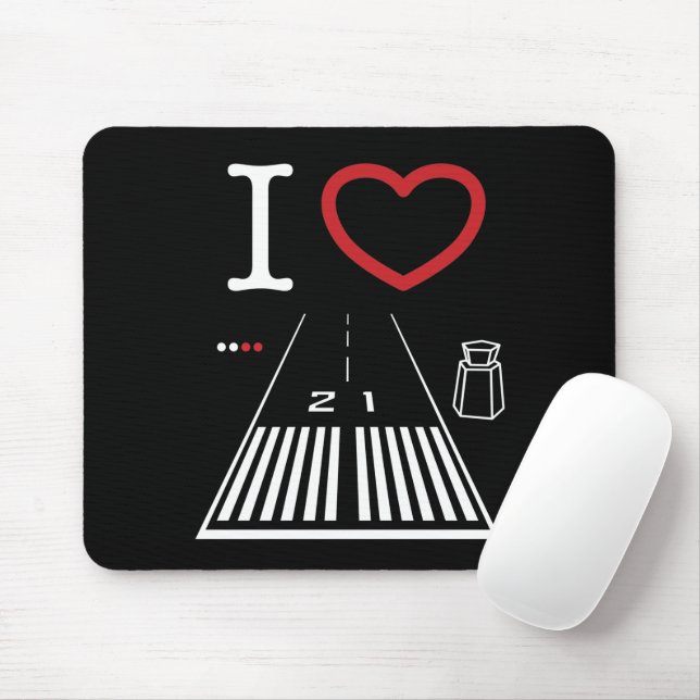 Mousepad Pasta do mouse Papai noel Monica Airport Runway 21 (Com mouse)