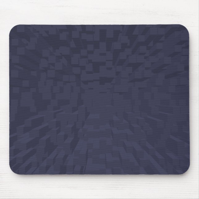 Mousepad Pasta gráfica de perspectiva da Cinza azul (Frente)