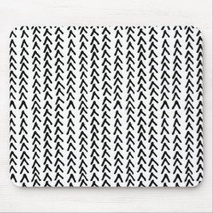 Mousepad Pasta-Mão-Mão-de-Padrão Russo Negro