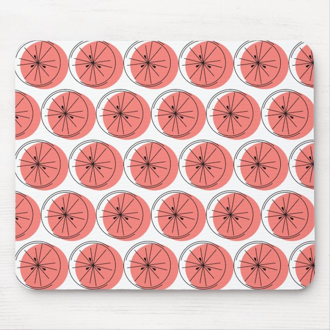 Mousepad Pasta multirato cor-de-rosa Citrus (Frente)