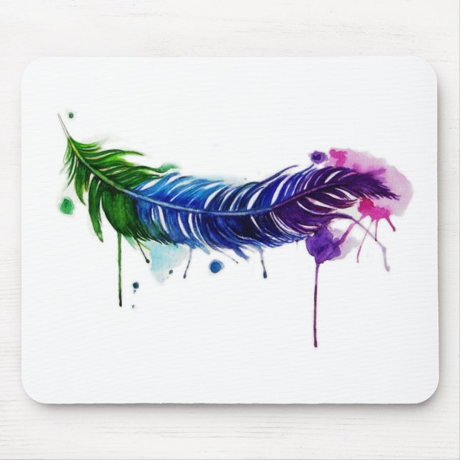 Mousepad Pasta Pintada por Aquarela (Frente)