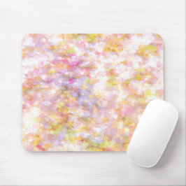 Mousepad Pastel Amarelo abstrato Art Pale