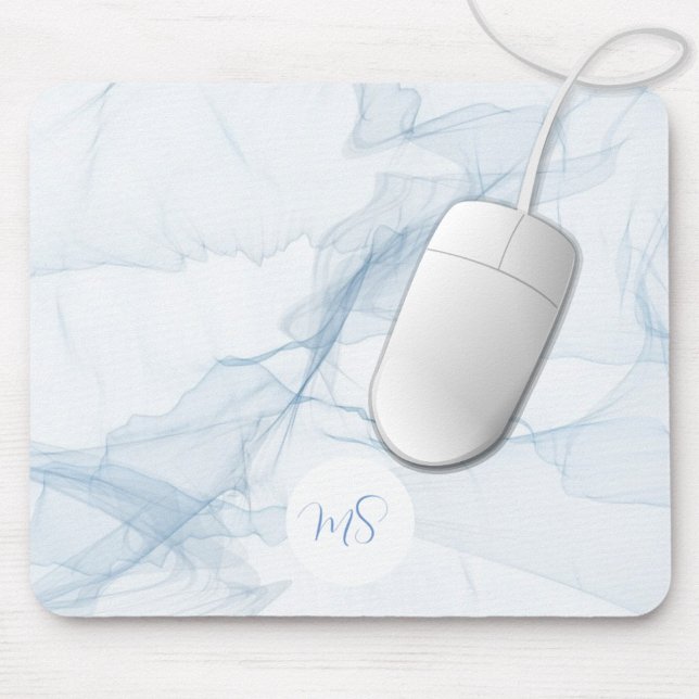 Mousepad Pastel Blue Abstrato personalizado (Criador carregado)