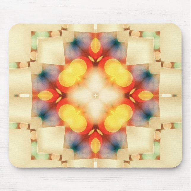 Mousepad Pastel Brilhante No Bloco De Luz Interior (Frente)