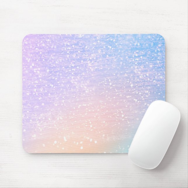 Mousepad Pastel Glitter Modern Glam Computador (Com mouse)