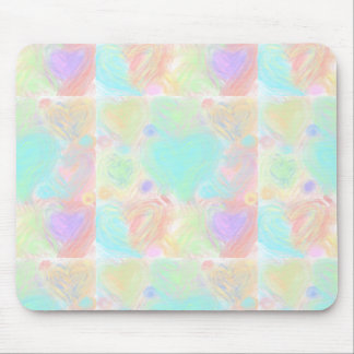 Mousepad Pastel Hearts