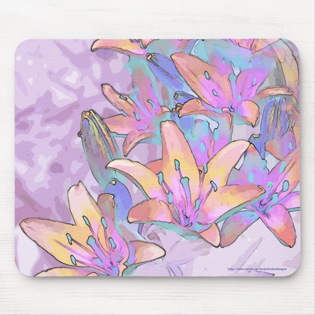 Mousepad Pastel Lily Love (Frente)
