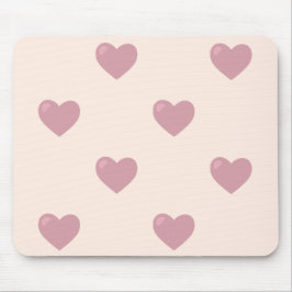 Mousepad Pastel Love Hearts