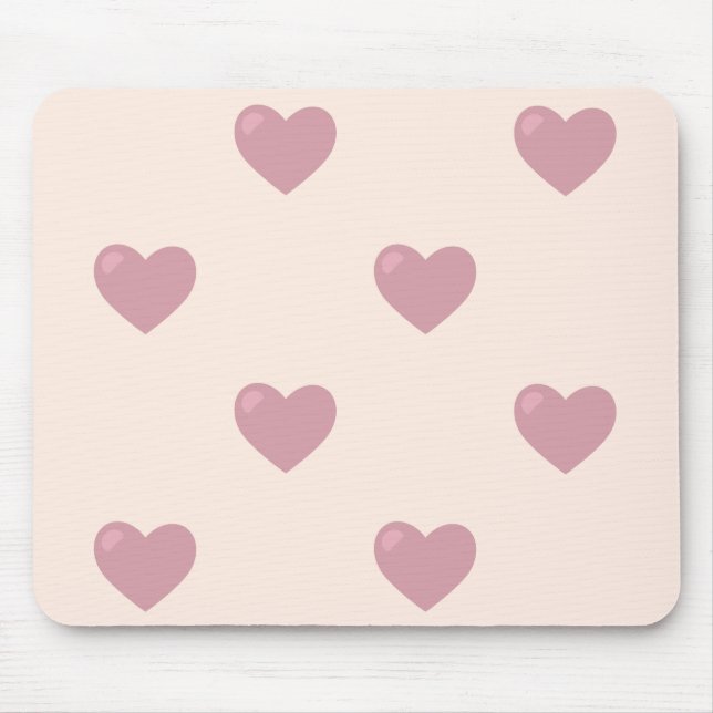 Mousepad Pastel Love Hearts (Frente)