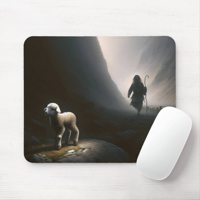 Mousepad Pastor encontrando uma lâmpada perdida (Com mouse)