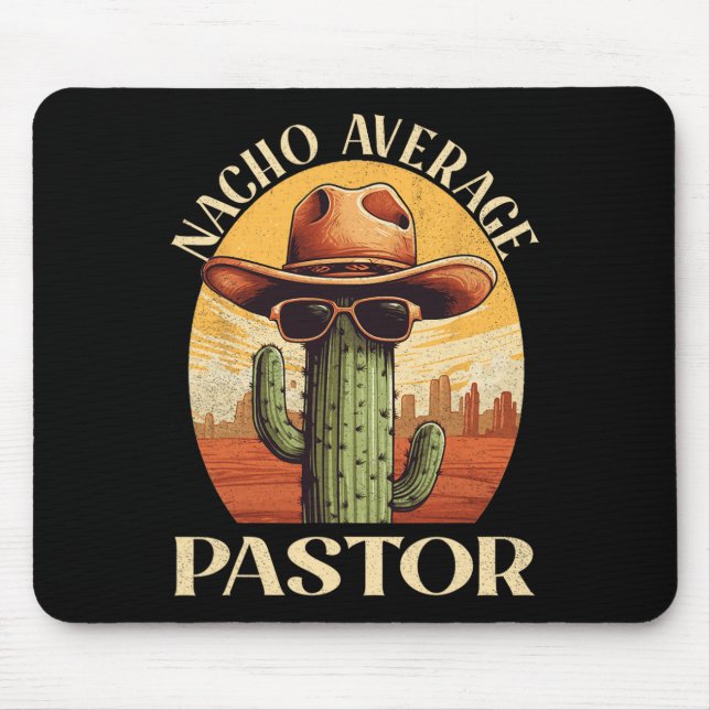 Mousepad Pastor Médio Cinco De Mayo Dia Dos Pais Mexicano  (Frente)