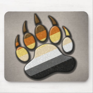 Mousepad Pata alegre do orgulho do urso