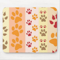 Pata de animais em bruto imprime padrão em cores n