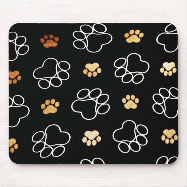 Mousepad Patas bonitos do cão (Frente)