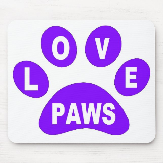 Mousepad Patas de Amor de Pata Roxo (Frente)