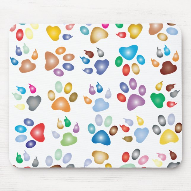 Mousepad Patas dos animais de estimação (Frente)