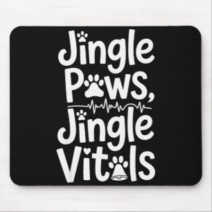 Mousepad Patas Tilintando Tilintando Vitais Enfermeira Vete