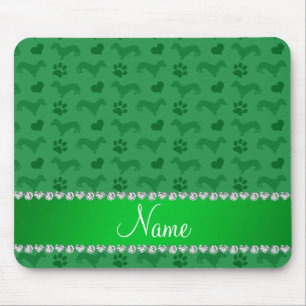 Mousepad Patas verdes conhecidas feitas sob encomenda dos