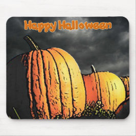 Mousepad Patch da abóbora do Halloween