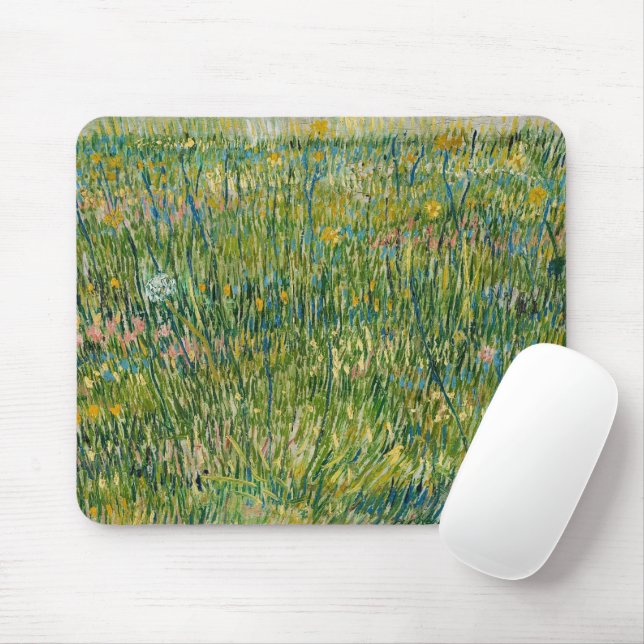 Mousepad Patch da grama | Vincent van Gogh (Com mouse)