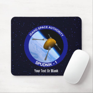 Mousepad Patch da Missão de Satélite Idaho Spudnik