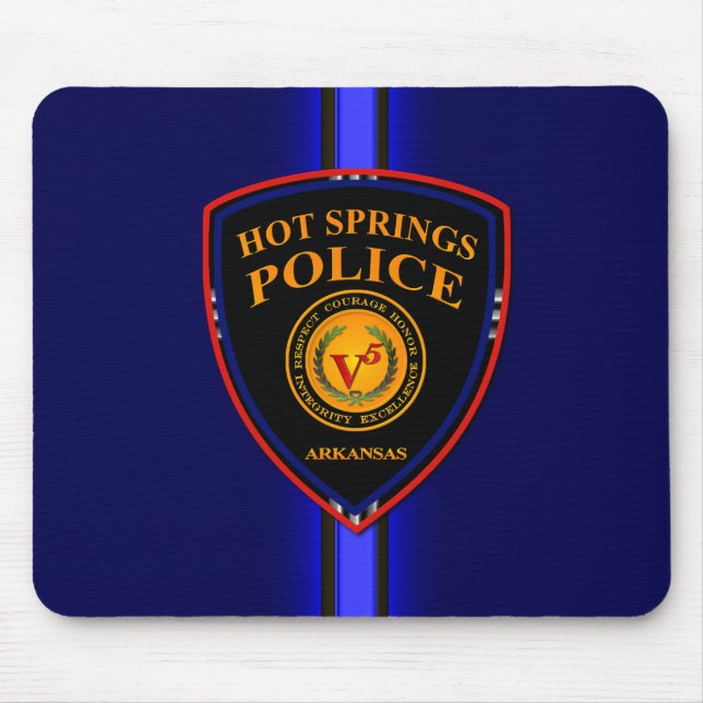 Mousepad Patch fino de linha azul HSPD (Frente)