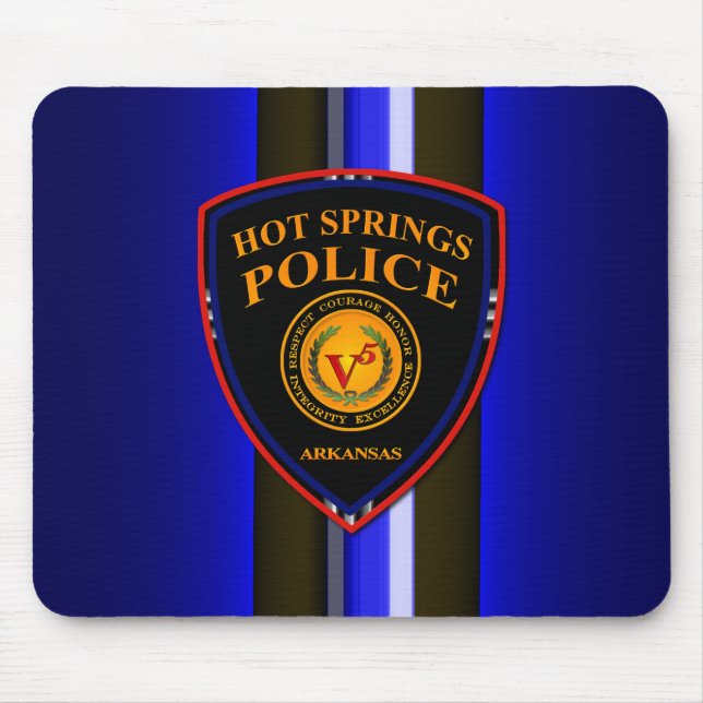 Mousepad Patch fino de linha azul HSPD (Frente)