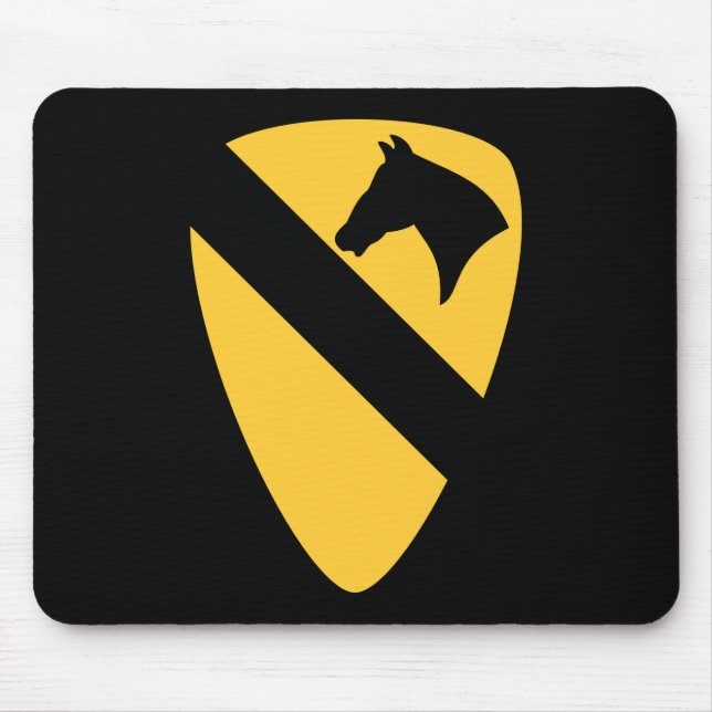 Mousepad Patch Patriótico da Divisão de Cavalaria de 1rua (Frente)