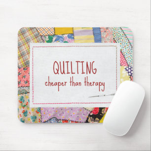 Mousepad Patchwork Louco Com Cotação Divertida