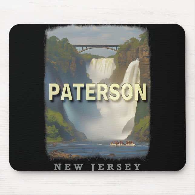 Mousepad Paterson New Jersey Nj Waterfall Wonderland Sd617  (Frente)