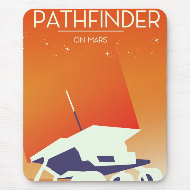 Mousepad Pathfinder em Marte Space Art (Frente)