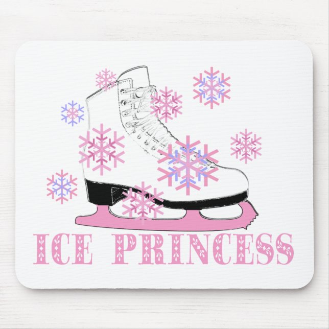 Mousepad Patinação da Princesa do Gelo (Frente)