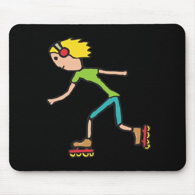 Mousepad Patinação em Linha (Frente)