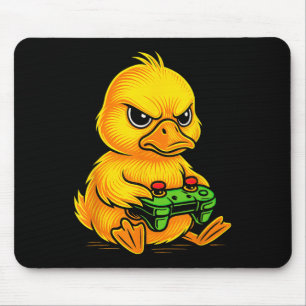 Mousepad Pato Amarelo Videojogos Jogador Jogos Animais Meni
