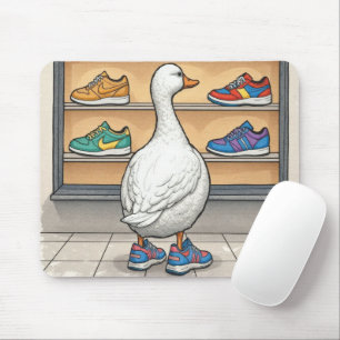Mousepad Pato Branco Comprando Tênis