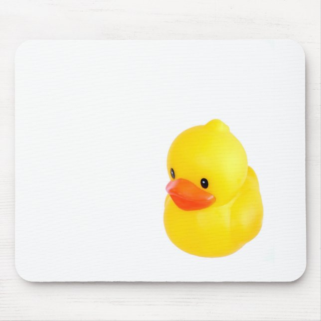 Mousepad Pato de borracha amarelo brilhante (Frente)