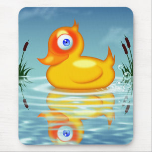 Mousepad Pato de borracha com bolhas