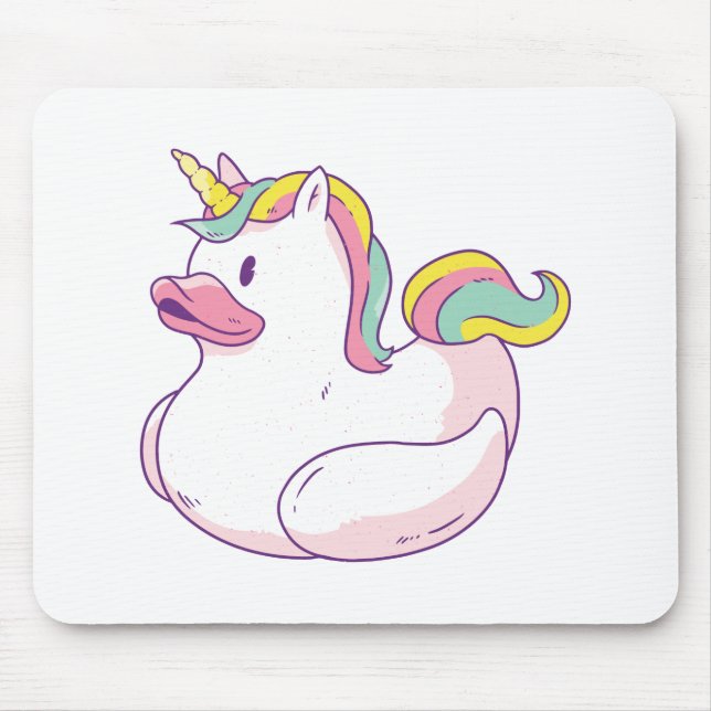 Mousepad Pato de Borracha do Unicorn (Frente)