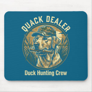 Mousepad Pato Engraçado Caçador de Patos Labrador Retriever